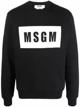 Толстовка с логотипом MSGM, черный