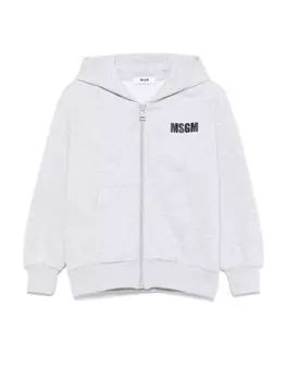 Толстовка с логотипом MSGM Kids, серый