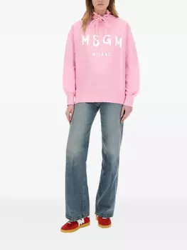 Толстовка с логотипом MSGM, розовый