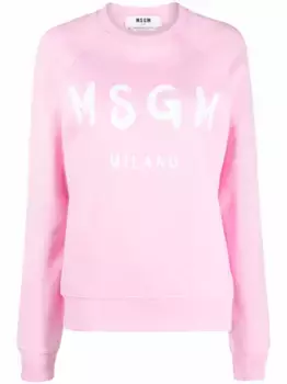 Толстовка с логотипом MSGM, розовый