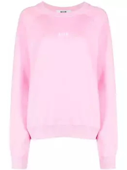 Толстовка с логотипом MSGM, розовый