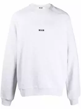 Толстовка с логотипом MSGM, серый