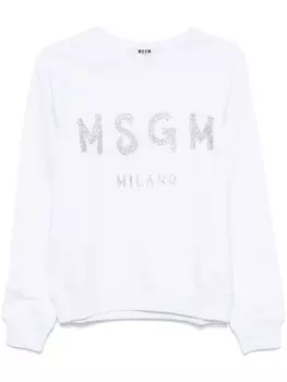 Толстовка с логотипом MSGM, синий