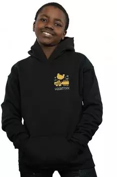 Толстовка с логотипом на груди Woodstock, черный