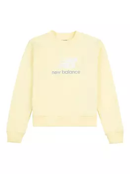 Толстовка с логотипом New Balance Kids, желтый