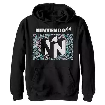 Толстовка с логотипом Nintendo Classic N64 Rainbow для мальчиков 8–20 лет Licensed Character