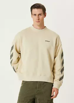 Толстовка с логотипом Off-White, белый