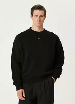 Толстовка с логотипом Off-White, черный