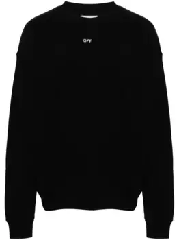 Толстовка с логотипом OFF-WHITE, черный