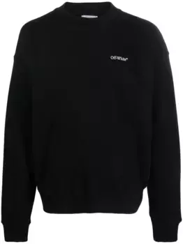 Толстовка с логотипом OFF-WHITE, черный