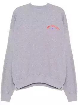 Толстовка с логотипом OFF-WHITE, серый