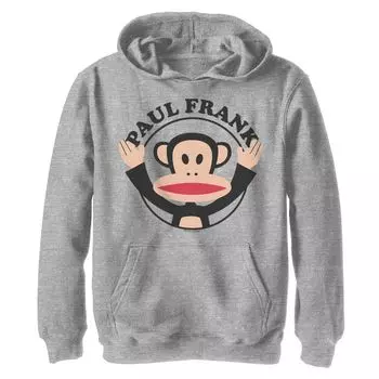 Толстовка с логотипом Paul Frank Circle Portrait для мальчиков 8–20 лет Licensed Character