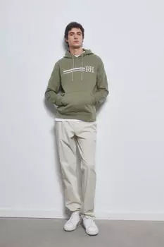 Толстовка с логотипом Pedro del Hierro, зеленый