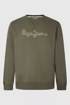 Толстовка с логотипом Pepe Jeans London, зеленый