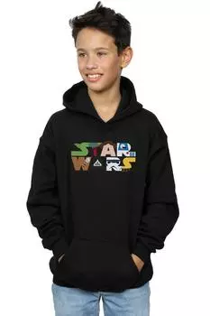 Толстовка с логотипом персонажа Star Wars, черный