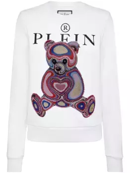 Толстовка с логотипом Philipp Plein, белый