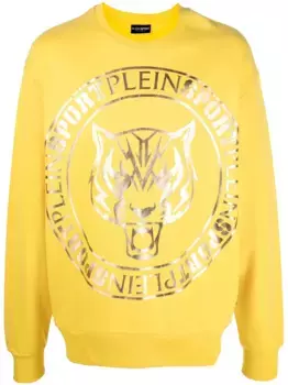 Толстовка с логотипом Plein Sport, желтый