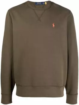 Толстовка с логотипом Pony Polo Ralph Lauren, зеленый