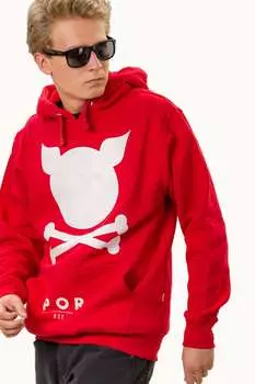 Толстовка с логотипом Porc, белый