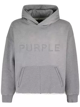 Толстовка с логотипом Purple Brand, серый