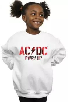 Толстовка с логотипом PWR UP AC/DC, белый