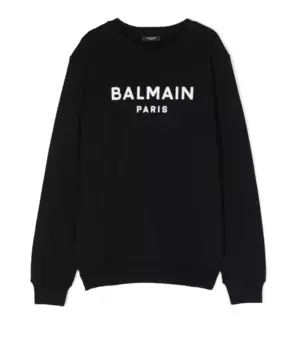 Толстовка с логотипом R Balmain, черный