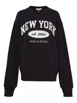 Толстовка с логотипом rag & bone, черный