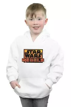 Толстовка с логотипом Rebels Star Wars, белый