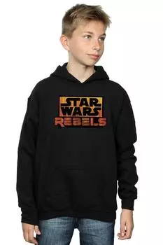 Толстовка с логотипом Rebels Star Wars, черный