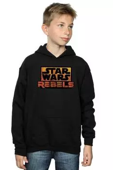 Толстовка с логотипом Rebels Star Wars, черный