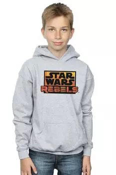 Толстовка с логотипом Rebels Star Wars, серый