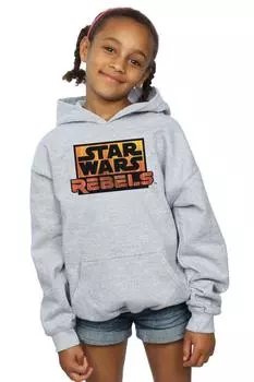 Толстовка с логотипом Rebels Star Wars, серый