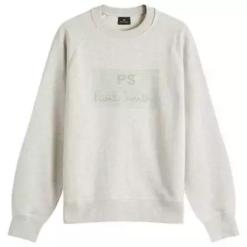 Толстовка с логотипом реглан Paul Smith, серый
