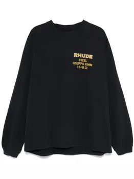 Толстовка с логотипом RHUDE, синий