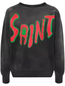 Толстовка с логотипом SAINT MXXXXXX, серый