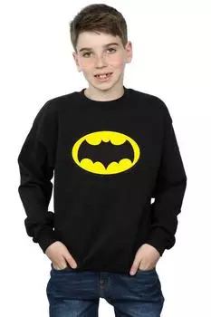 Толстовка с логотипом сериала «Бэтмен» DC Comics, черный