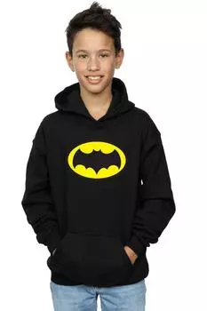Толстовка с логотипом сериала «Бэтмен» DC Comics, черный