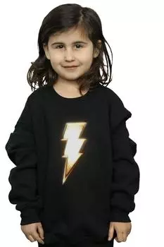 Толстовка с логотипом Shazam Bolt DC Comics, черный