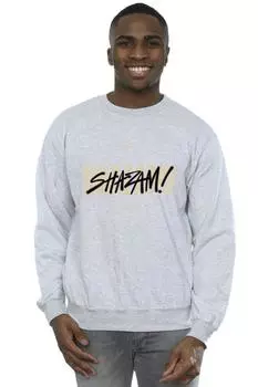 Толстовка с логотипом Shazam Fury Of The Gods DC Comics, серый