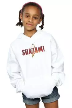 Толстовка с логотипом Shazam Movie DC Comics, белый