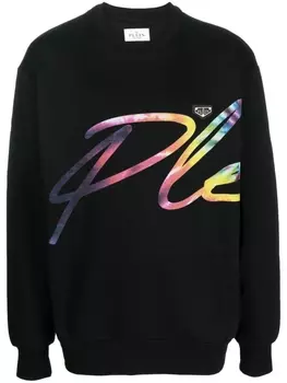 Толстовка с логотипом Signature Philipp Plein, черный