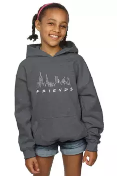 Толстовка с логотипом Skyline Friends, серый