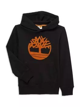 Толстовка с логотипом Smith для мальчиков Timberland, черный