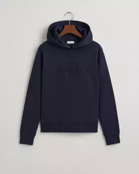 Толстовка с логотипом спереди Gant, синий
