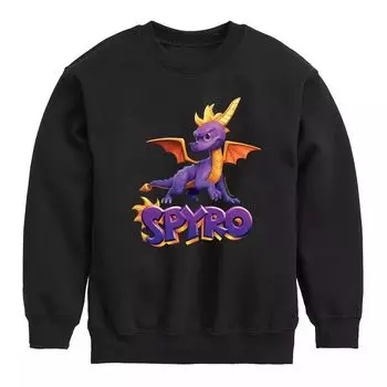 Толстовка с логотипом Spyro и Pose для мальчиков 8–20 лет Licensed Character, черный