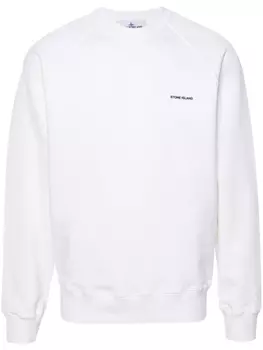 Толстовка с логотипом Stone Island, белый