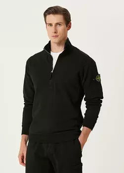 Толстовка с логотипом Stone Island, черный