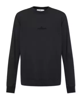 Толстовка с логотипом Stone Island, черный