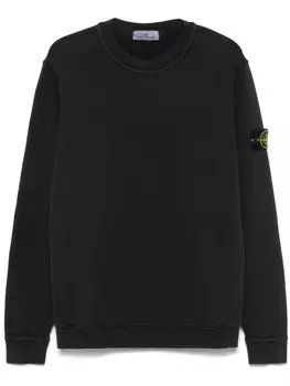 Толстовка с логотипом Stone Island Compass, черный