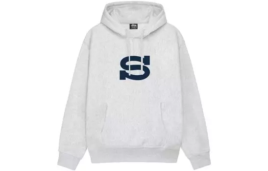 Толстовка с логотипом Stssy Stussy, темно-синий